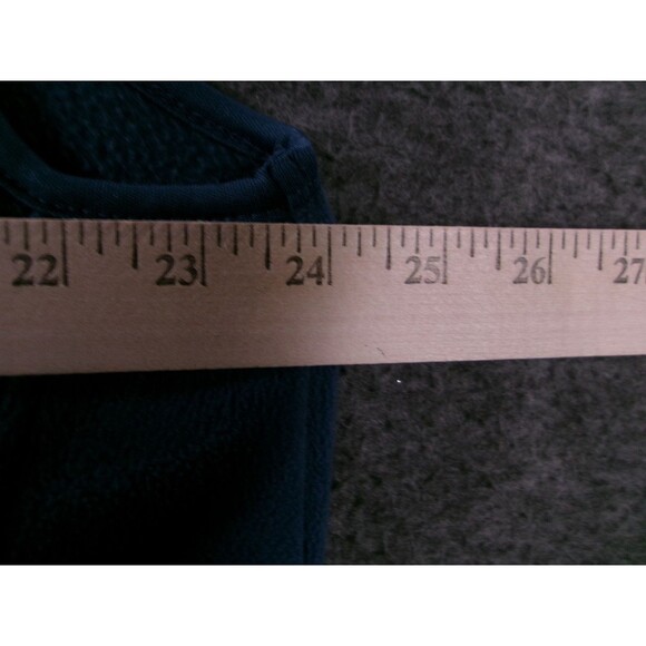 Forester Fleece Vest Mens L Blue Full Zip Embroidered BellSimons TriangleTube - Picture 4 of 9